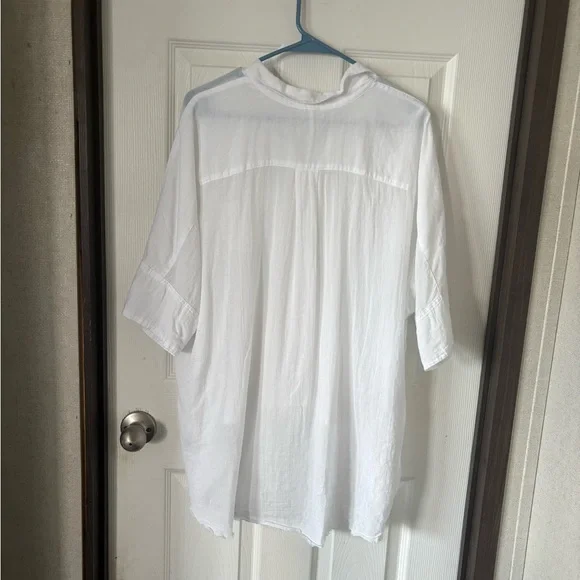 Free People Crisp White Blouse - Picture 4 of 4